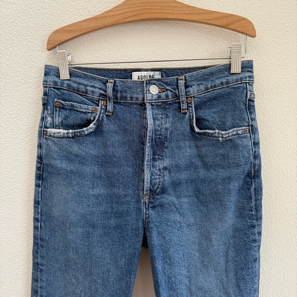 Agolde Riley High Rise Straight Crop Jean Size 26 - Picture 4 of 8